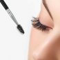 2pcs Angled Eye Brow Brushes Spoolie Brush Black Double End Eyebrow Makeup Tools
