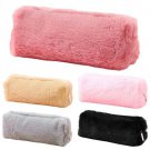 Students Plush Pen pencil Case Fluffy Stationery Box Kids Coin Pouch Zip Pockets