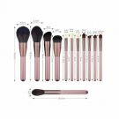 Professional Cosmetic Makeup Brush Set Eyeshadow Face Foundation Brushes 12 pcs