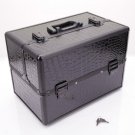 Pro Aluminum Makeup Beauty Hairdresser Train Case Jewelry Box Cosmetic Organizer