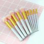 Professional Makeup Brushes Tools 10Pcs Cosmetic Eyebrows Face Lip Brush Kits