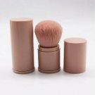 Makeup Brush Portable Retractable Makeup Blush Brush With Cover Bean Paste Black