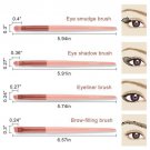 Makeup Brush Set with Cleaner Drying Rack, Clear Waterproof Bag, 10 Pcs Premium