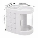 Acrylic Protable Desktop Cosmetic Storage Box Waterproof Makeup Organizer Drawer