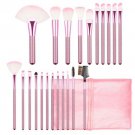 22Pcs Cosmetic Makeup Brush Tools Beauty Contour Foundation Eyebrow Brush & Bag