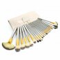 24Pcs Makeup Brushes Face Powder Eyeshadow Lip & Bag Kabuki Luxury Beauty Tool