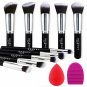 Makeup Brush Set Premium Synthetic Kabuki Foundation Face Powder Blush Eyeshadow