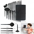 32Pcs Makeup Brushes Eyebrow Face Lip Pencil Brush+ Luxury Bag Kit Black New US