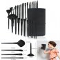 32Pcs Makeup Brushes Eyebrow Face Lip Pencil Brush+ Luxury Bag Kit Black New US