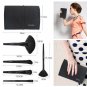 32Pcs Makeup Brushes Eyebrow Face Lip Pencil Brush+ Luxury Bag Kit Black New US