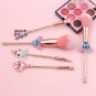 Baby Makeup Brushes 5Pcs Set Stitch Theme Cosmetic Brushes Set