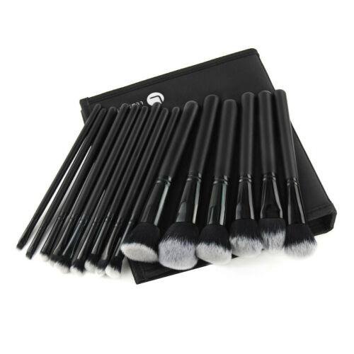 15pcs/set Makeup Brushes Face Powder Eyeshadow Lip Brush & Free Bag Black Set