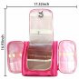 Multi-Pocket Makeup Bag Cosmetic Case Storage Handle Organizer Travel Kit Box US