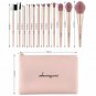 12Pcs Makeup Brushes Cosmetic Face Lip Eyebrows Powder Foundation Soft Nice Tool