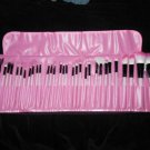 PINK Pro Super. Soft Cosmetic Makeup Brush Set Kit- Pouch Bag Case*Free Shipping