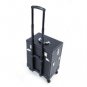 9"/14" Handle Aluminum Lockable Makeup Train Case Tattoo Cosmetic Box Organizer
