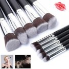 10Pcs Makeup Brush Set Cosmetic Powder Foundation Brushes Kabuki Style Hot US