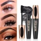 Black 4D Mascara Silk Fiber Eyelash Waterproof Extension Makeup Eye Lashes US