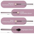 12Pcs Makeup Brushes Cosmetic Face Lip Eyebrows Powder Foundation +Luxury Bag
