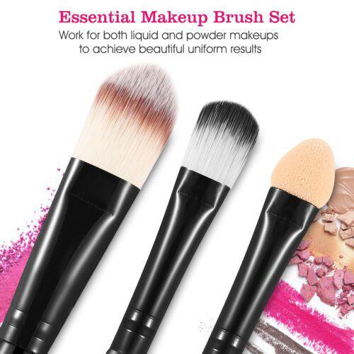 20x Makeup BRUSHES Kit Set Powder Foundation Eyeshadow Eyeliner Lip Brush Tool