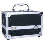 Large Pro Aluminum Makeup Train Case Box Jewelry Cosmetic Organizer w/ Mirror