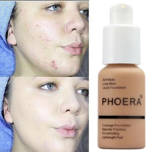 PHOERA Liquid Matte Foundation  Full Coverage Foundation Free Fast Ship