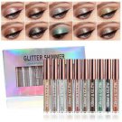 Diamond Sparkling Liquid Eyeshadow Set Glitter Shimmer Makeup Eye Shadow Kit