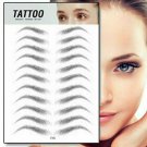 11 Pairs Eyebrow Sticker Tattoo Waterproof Lasting Makeup US