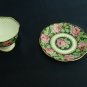Vintage Needle Point Royal Albert Tea Cup and Saucer, Excellent Condition