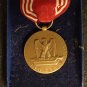VINTAGE Army GOOD CONDUCT MEDAL no 112d- 1944 October 6 IN ORINGINAL BOX