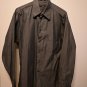 Alfani Mens Button Front gray shirt