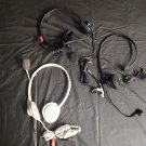 4 Headset Wired Mic Cellphone 2.5mm/3.5mm Audio Calls pc/cordless phone/cell