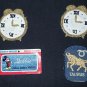 Applique clock patches assorted
