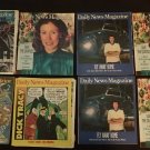 Lot of DAILY NEWS MAGAZINE Dick Tracy, Batman Amelia Earhardt The Quayles