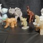 lot of small elephants various materials