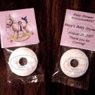 Personalized Pink Rocking Horse Baby Shower Mint Toppers Party Favors