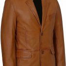 Gentleman Leather Blazer