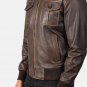 Arron Brown Leather Jacket