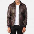 Arron Brown Leather Jacket