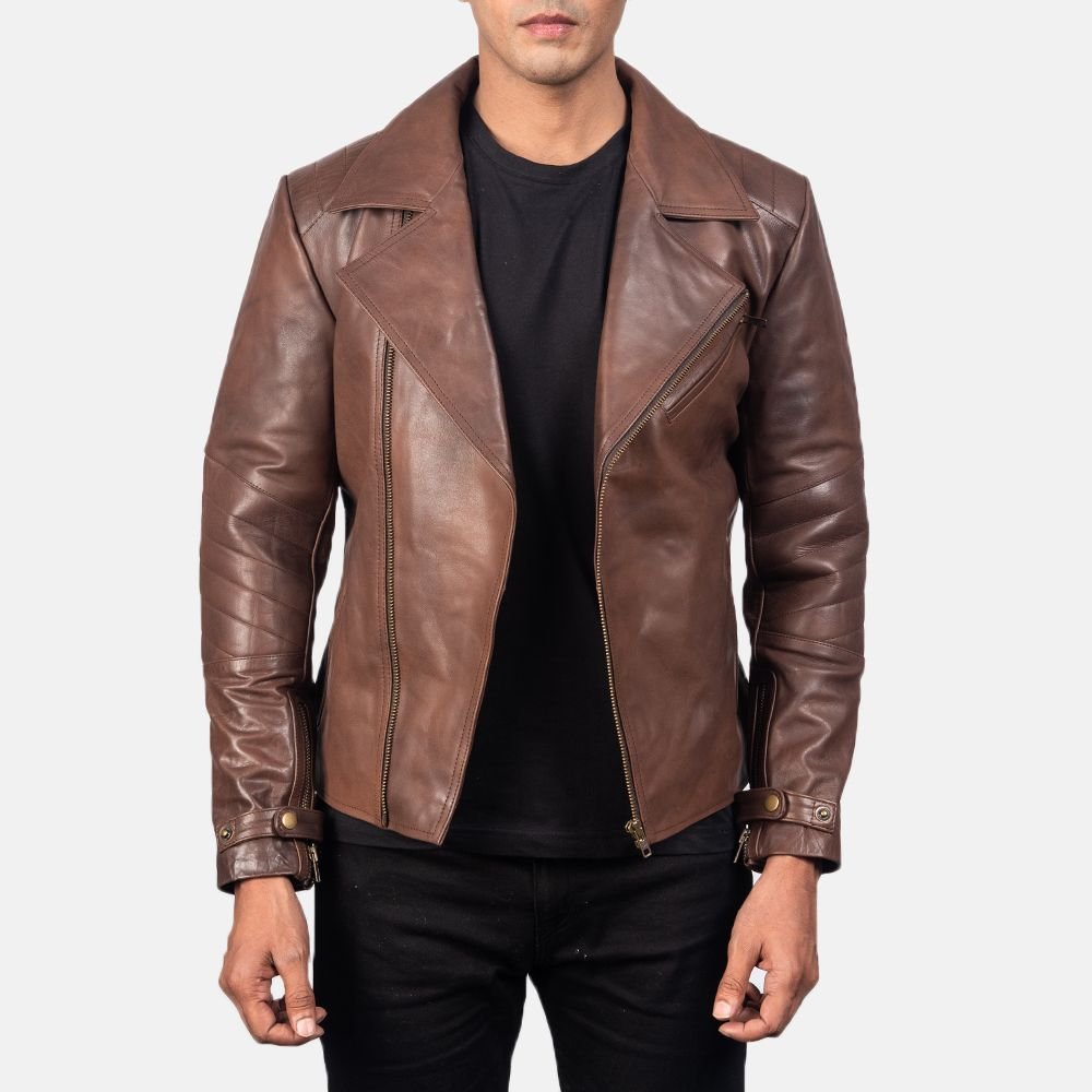 Raiden Brown Leather Jacket