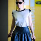 Jessica Leather Skirt