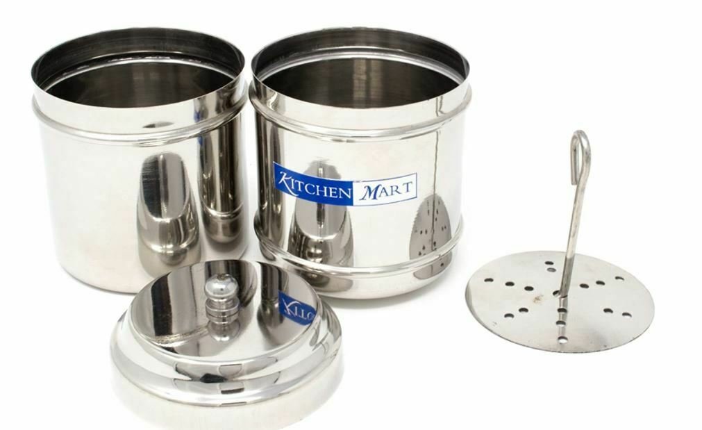 Stainless Steel Handmade Indian Coffee Filter Maker (3 Cup)