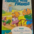 The Berenstain Bears & Trouble W Friends & The Coughing Catfish VHS 1991 Vintage