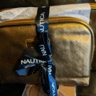 NWT NAUTICA 2 PIECE TRAP CASE COSMETIC BAGS MAKEUP with Travel Bottle
