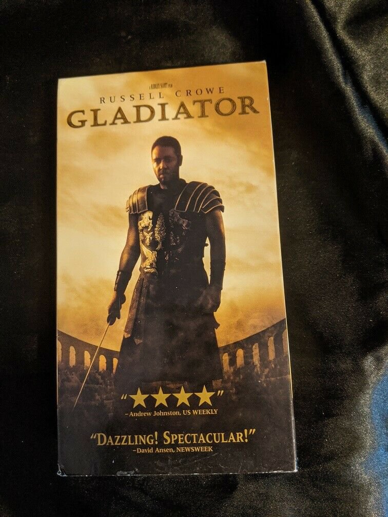 Gladiator VHS VCR Video Tape Movie Russell Crowe, Joaquin Phoenix