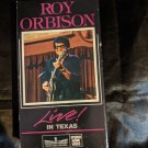 ROY ORBISON LIVE IN TEXAS! SILVER EAGLE RECORDS VHS 1986