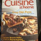 Cuisine At Home recipes magazine Deep dish Pizza, shrimp Jambalaya, short ribs