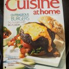 Cuisine At Home recipes magazine Outrageous Burgers Big Flavor spring pasta