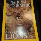 National Geographic Magazine June 2001 Asia's Last Lions