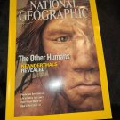 NATIONAL GEOGRAPHIC MAGAZINE OCTOBER 2008  THE OTHER HUMANS, NEANDERTHALDS